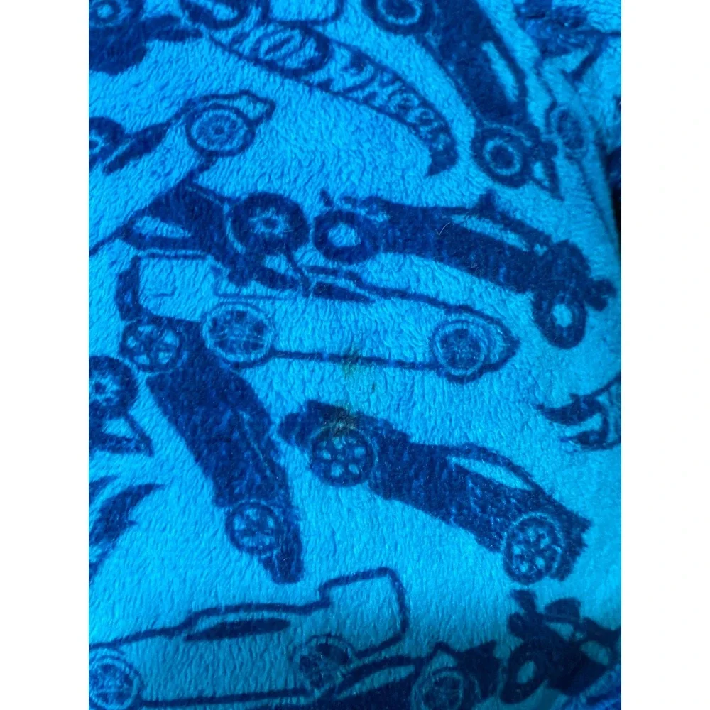 Build-A-Bear Hot Wheels Plush Unisex OS Blue Good Car Print Teddy Bear